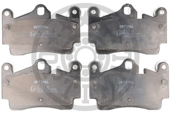 OPTIMAL BP-12521 Fren Sistemleri Fren Balatası - PORSCHE 911 Cabrio (997) uyumlu