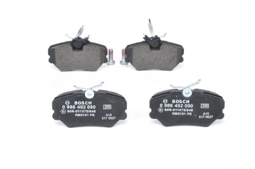 BOSCH 0 986 492 090 Fren Sistemleri Fren Balatası - PEUGEOT 405 I (15B) uyumlu