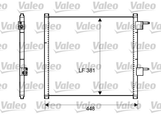 VALEO 817225 İklimlendirme Sistemi Klima Radyatörü - FORD KA (RB_) uyumlu