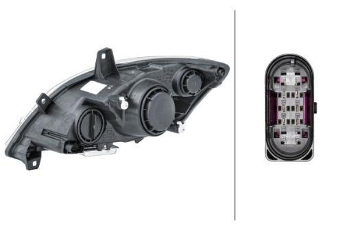 HELLA 1ZS 009 627-321 Farlar & Aydınlatma Far Parçaları - MERCEDES-BENZ VITO / MIXTO Panelvan/Van (W639) uyumlu
