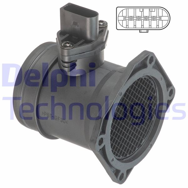 DELPHI AF10624-12B1 Motor Hava Kütle Ölçer (MAF Sensörü) - AUDI A4 B6 (8E2) uyumlu