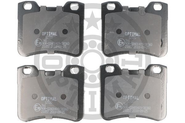 OPTIMAL BP-12720 Fren Sistemleri Fren Balatası - PEUGEOT 106 I (1A, 1C) uyumlu