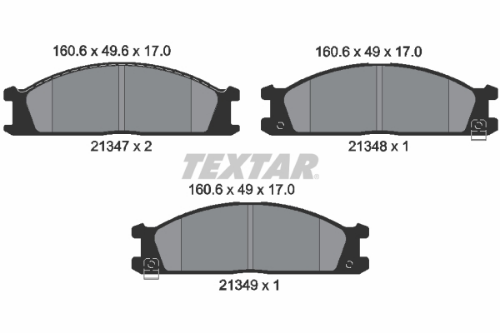 TEXTAR 2134702 Fren Sistemleri Fren Balatası - NISSAN NP300 PICKUP (D22) uyumlu