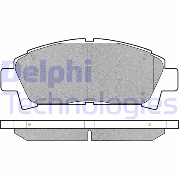 DELPHI LP940 Fren Sistemleri Fren Balatası - TOYOTA MR2 II (SW2_) uyumlu
