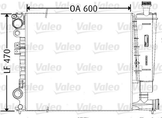 VALEO 731165 Soğutma Sistemi Su Soğutucu & Parçaları - PEUGEOT 806 (221) uyumlu