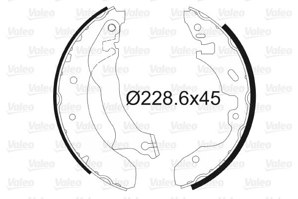 VALEO 562724 Fren Sistemleri Fren Pabucu - FORD MONDEO I (GBP) uyumlu