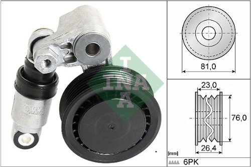 Schaeffler INA 534 0011 10 Motor Kayış Gergisi - VW LT 28-35 II Minibüs/Otobüs (2DB, 2DE, 2DK) uyumlu