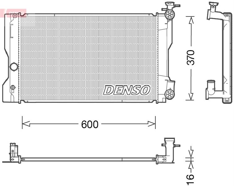 DENSO DRM50091 Soğutma Sistemi Su Soğutucu & Parçaları