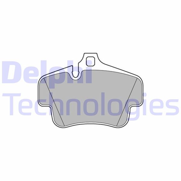 DELPHI LP3586 Fren Sistemleri Fren Balatası - PORSCHE BOXSTER Spyder (987) uyumlu