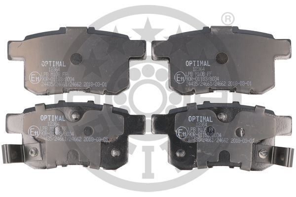 OPTIMAL BP-12364 Fren Sistemleri Fren Balatası - HONDA ACCORD VIII (CU) uyumlu