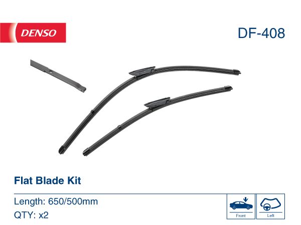DENSO DF-408 Kaporta & Gövde Parçaları Cam Silecek Mekanizması - CITROËN SPACETOURER Minibüs/Otobüs (V_) uyumlu