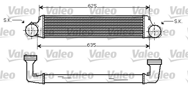 VALEO 818715 Motor Turbo Radyatörü - BMW 3 Compact (E46) uyumlu