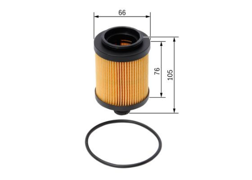 BOSCH F 026 407 096 Motor Yağ Filtresi - SUZUKI SWIFT IV (FZ, NZ) uyumlu