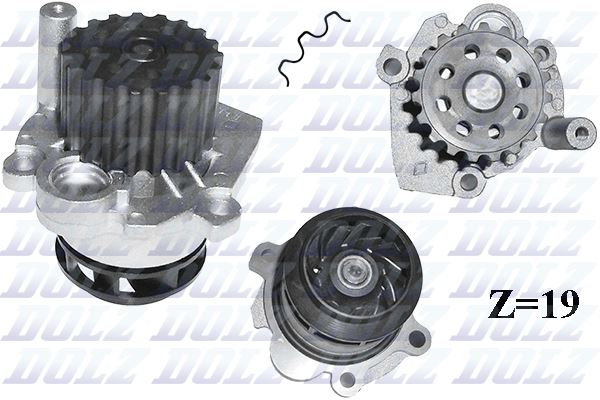 DOLZ A249 Motor Devirdaim - VW CADDY III Kasa/büyük limuzin (2KA, 2KH, 2CA, 2CH) uyumlu