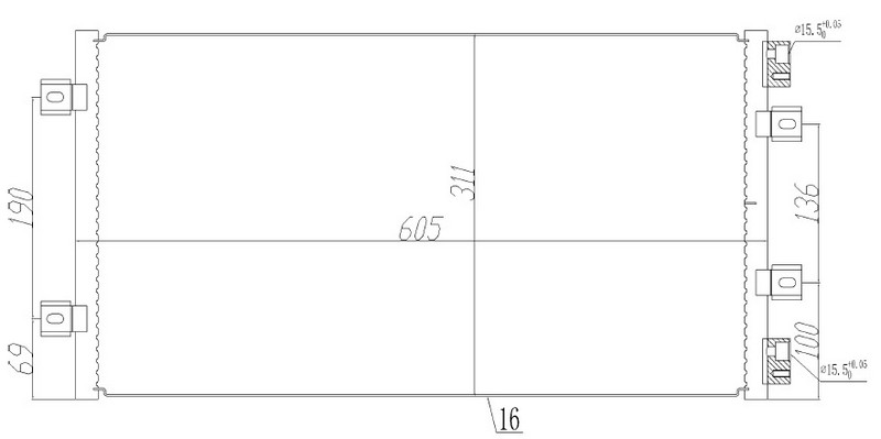 Klima Radyatörü - CFI369016 Ürün Görseli