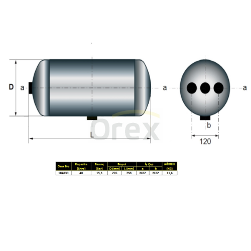 Hava Tüpü - OREX - 104030