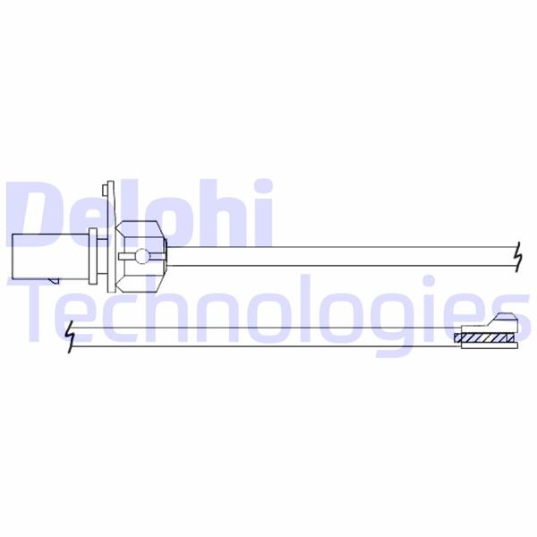 DELPHI LZ0288 Fren Sistemleri Aşınma Göstergesi - AUDI Q5 (8RB) uyumlu