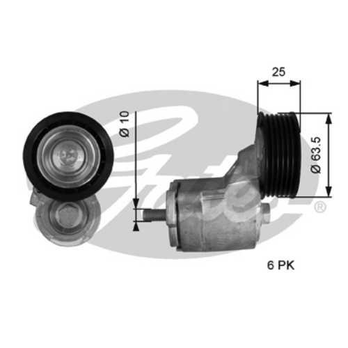 GATES T38414 Motor Kayış Gergisi - CHERY A3 Hatchback uyumlu