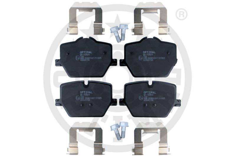OPTIMAL BP-12924 Fren Sistemleri Fren Balatası - BMW 3 (G20, G80, G28) uyumlu