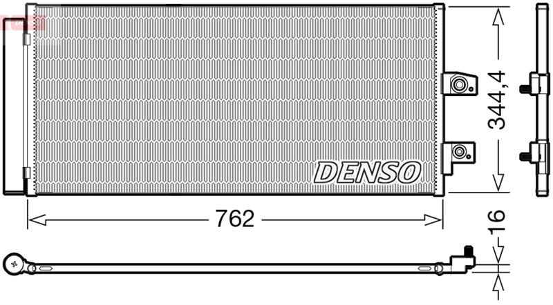 DENSO DCN33016 İklimlendirme Sistemi Klima Radyatörü - VOLVO XC40 (536) uyumlu