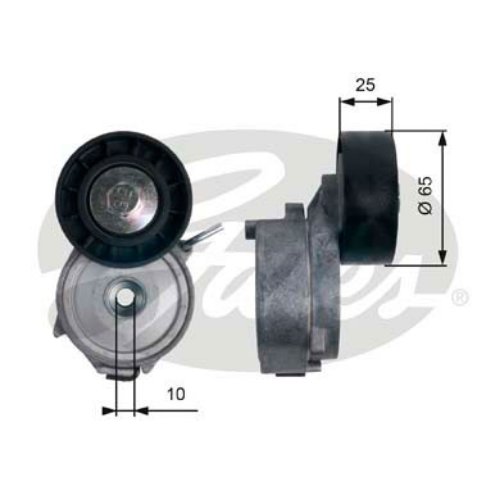 GATES T39124 Motor Kayış Gergisi - PEUGEOT 508 I (8D_) uyumlu