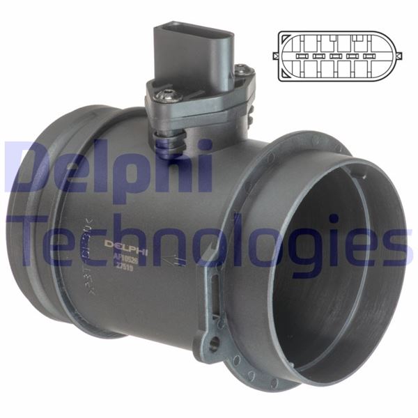 DELPHI AF10526-12B1 Motor Hava Kütle Ölçer (MAF Sensörü) - BMW 7 (E65, E66, E67) uyumlu