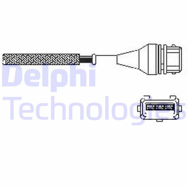 DELPHI ES10262-12B1 Emme & Egzoz Sistemi Egzoz Sensörleri - VW POLO II (86C, 80) uyumlu