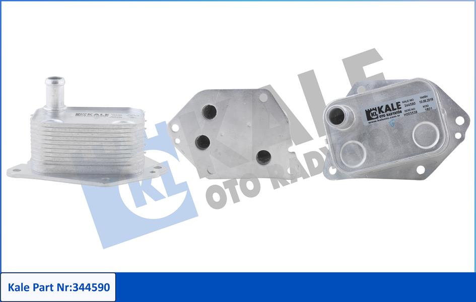 KALE OTO RADYATÖR 344590 Motor Yağ Soğutucusu - HYUNDAI ix20 (JC) uyumlu
