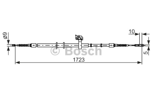 BOSCH 1 987 482 269 Fren Sistemleri Kollar & Halatlar & Çekiler - AUDI 80 B4 Sedan (8C2) uyumlu