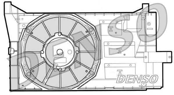DENSO DER09050 Soğutma Sistemi Fan - FIAT SEICENTO / 600 (187_) uyumlu