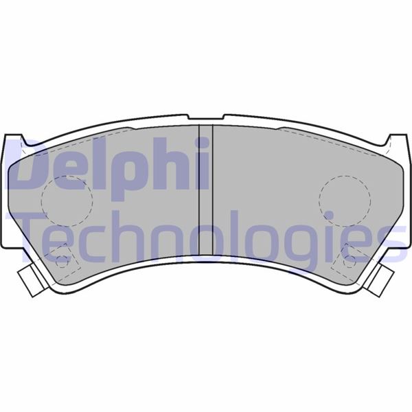 DELPHI LP1548 Fren Sistemleri Fren Balatası - SUZUKI BALENO Hatchback (EG) uyumlu