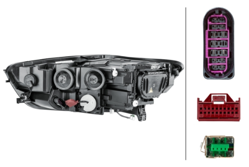 HELLA 1EL 011 150-361 Farlar & Aydınlatma Far Parçaları - AUDI A6 C7 (4G2, 4GC) uyumlu