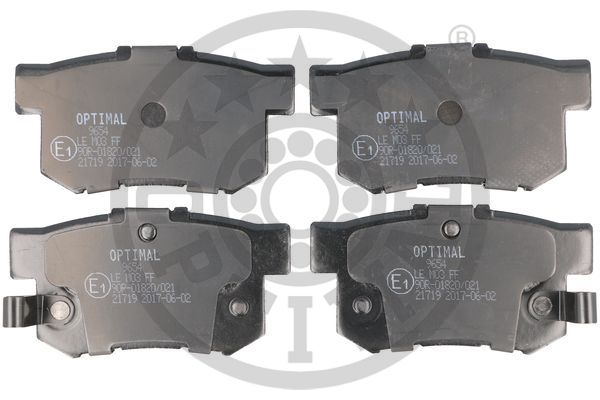 OPTIMAL BP-09654 Fren Sistemleri Fren Balatası - SUZUKI SX4 Sedan (GY, RW) uyumlu
