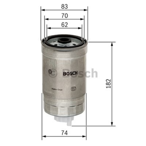 BOSCH 1 457 434 324 Yakıt Sistemi Yakıt Filtresi - BMW 3 (E36) uyumlu
