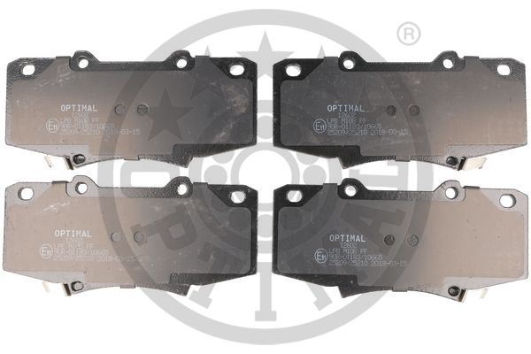 OPTIMAL BP-12602 Fren Sistemleri Fren Balatası - TOYOTA HILUX VII Pick-up (_N1_, _N2_, _N3_) uyumlu