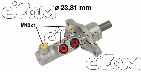 CIFAM 202-705 Fren Sistemleri Ana Fren Merkezi - RENAULT MODUS / GRAND MODUS (F/JP0_) uyumlu
