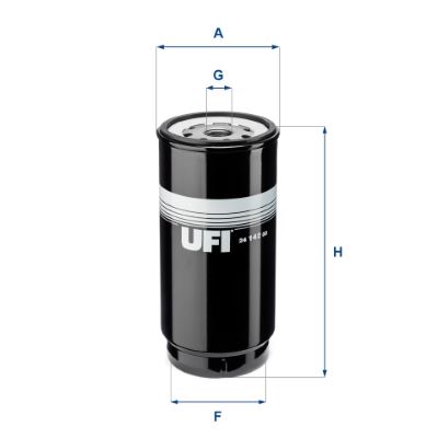 UFI 24.142.00 Yakıt Sistemi Yakıt Filtresi - MERCEDES-BENZ ACTROS MP2 / MP3 uyumlu