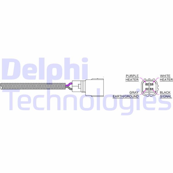 DELPHI ES20156-12B1 Emme & Egzoz Sistemi Egzoz Sensörleri - LEXUS GS (_S16_) uyumlu