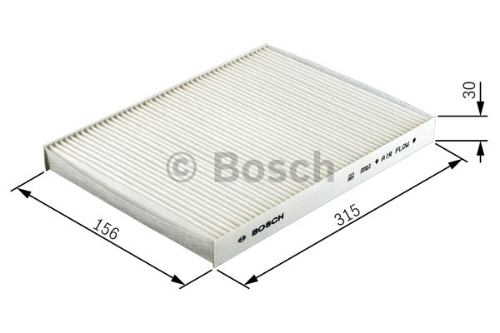 BOSCH 1 987 432 307 İklimlendirme Sistemi Polen Filtresi - PEUGEOT 406 (8B) uyumlu