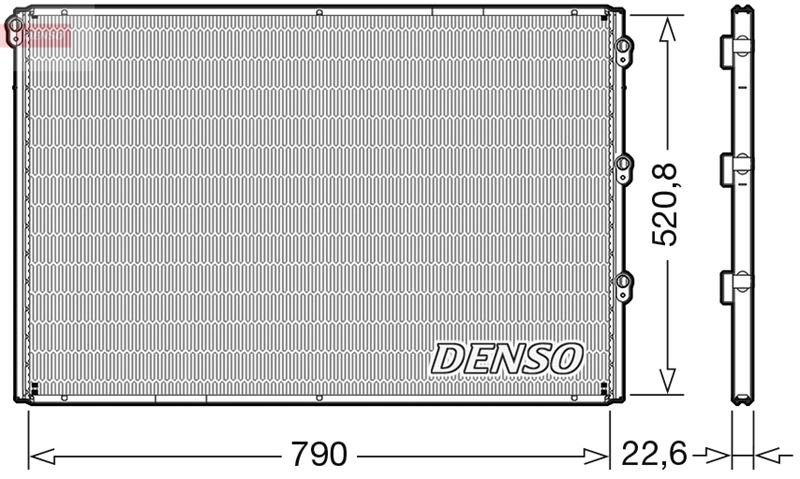 DENSO DCN99079 İklimlendirme Sistemi Klima Radyatörü