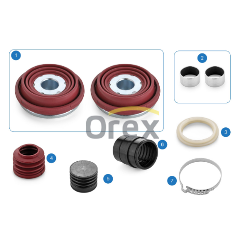 Kaliper Körük Ve Piston Tamir Takımı - OREX - 814109 Ürün Görseli
