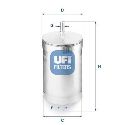 UFI 31.994.00 Yakıt Sistemi Yakıt Filtresi - SEAT EXEO (3R2) uyumlu