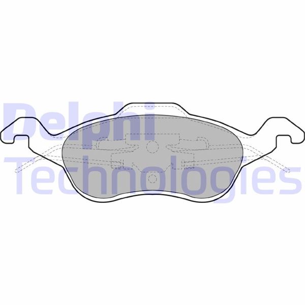 DELPHI LP1315 Fren Sistemleri Fren Balatası - FORD FOCUS I (DAW, DBW) uyumlu