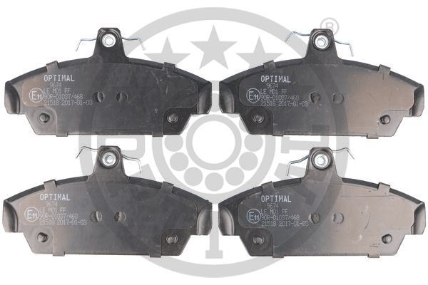 OPTIMAL BP-09674 Fren Sistemleri Fren Balatası - ROVER 100 / METRO Hatchback (XP) uyumlu