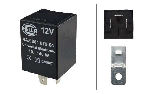 HELLA 4AZ 001 879-041 Farlar & Aydınlatma Flaşör Rölesi