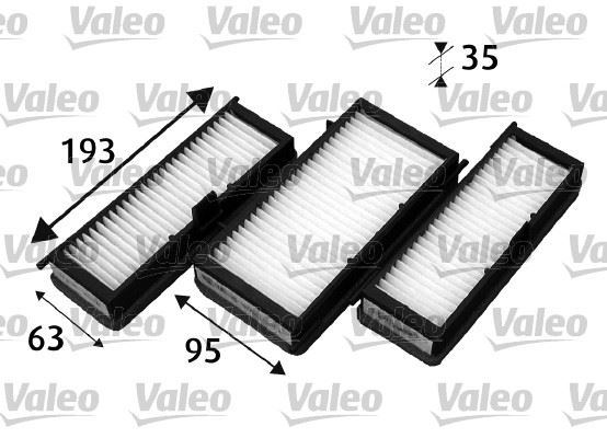 VALEO 715530 İklimlendirme Sistemi Polen Filtresi - PEUGEOT 806 (221) uyumlu
