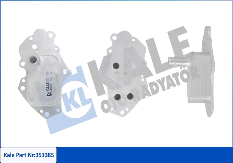 KALE OTO RADYATÖR 353385 Motor Yağ Soğutucusu - OPEL ZAFIRA TOURER C (P12) uyumlu
