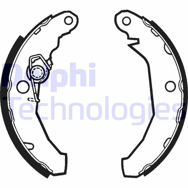DELPHI LS1272 Fren Sistemleri Fren Pabucu - FORD FIESTA II (FBD) uyumlu