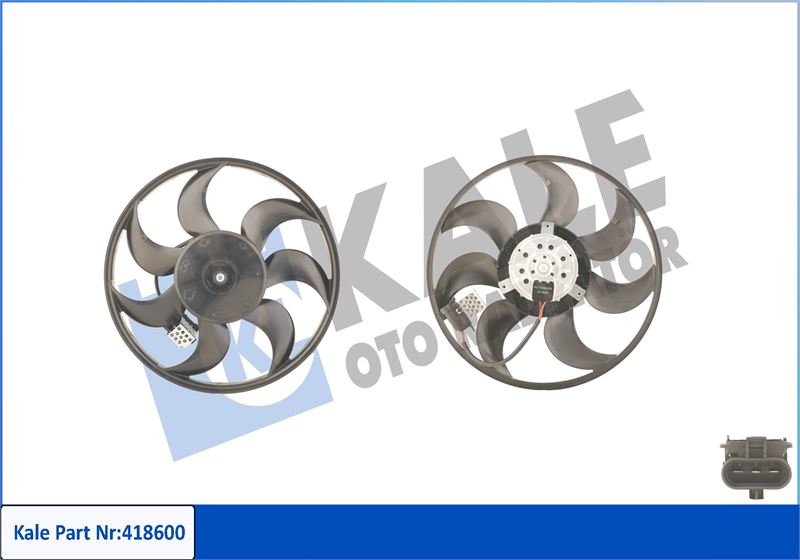 KALE OTO RADYATÖR 418600 Soğutma Sistemi Fan - OPEL ASTRA H Station wagon (A04) uyumlu