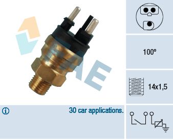 FAE 34310 Elektrik Sistemi Sensörler - MERCEDES-BENZ 190 (W201) uyumlu